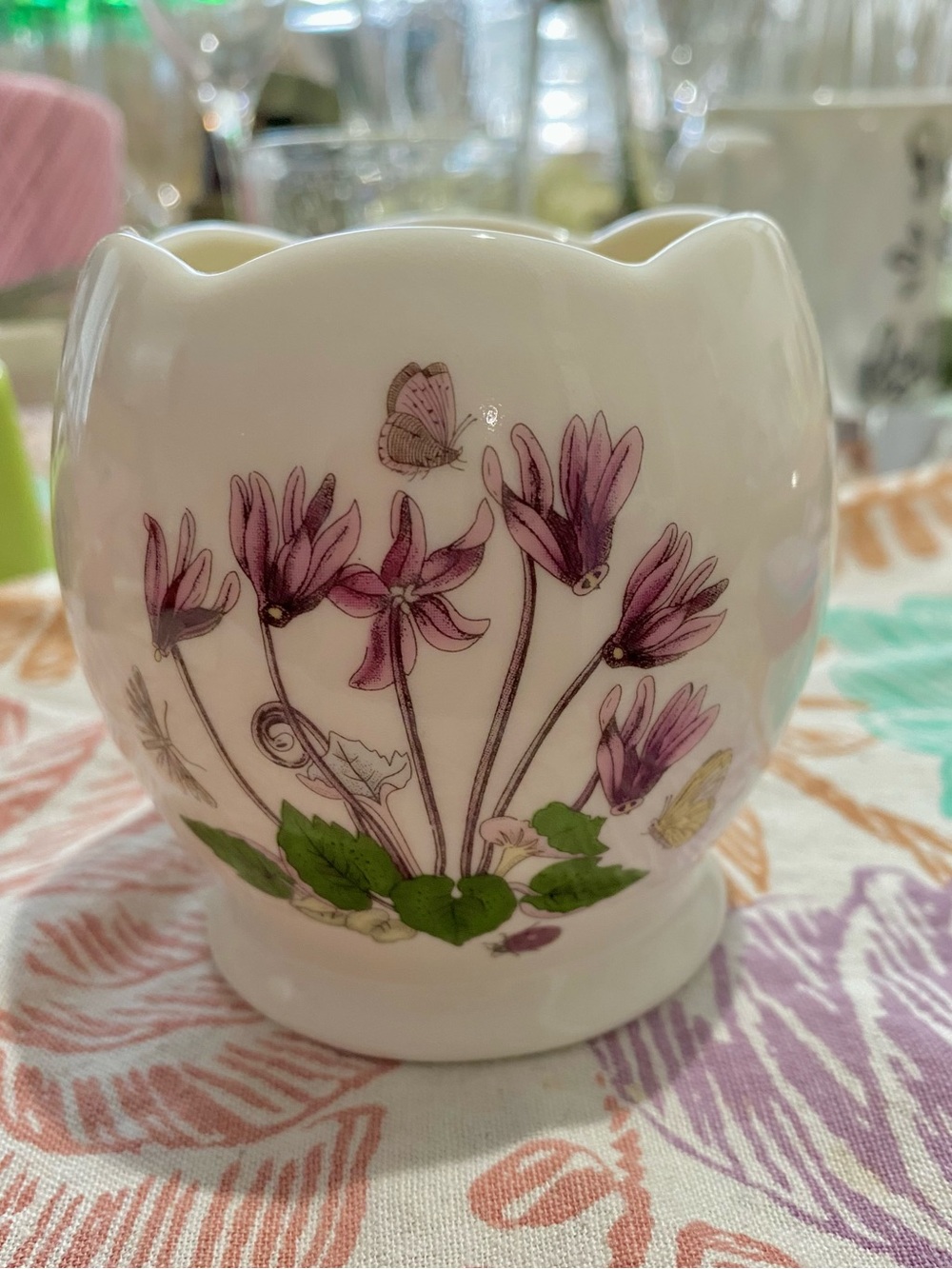 Portmeirion Botanic Garden New Candle in Portmeirion Bowl. Non Fragrant. NWOT